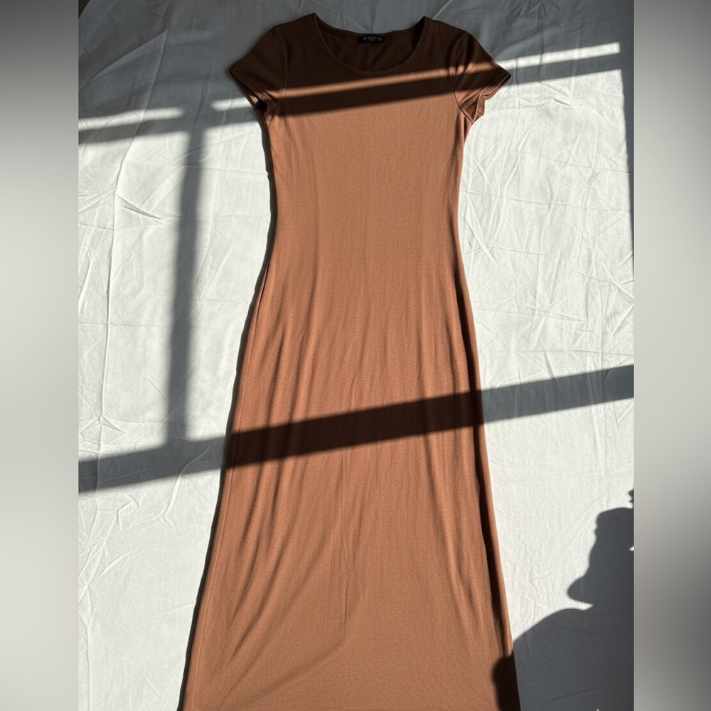 SHEIN Brown Maxi Dress